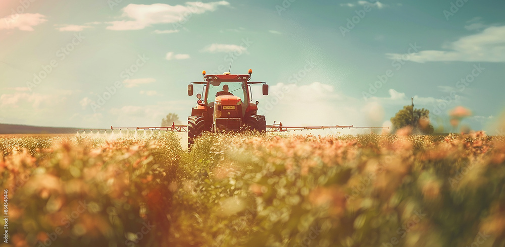 Fototapeta premium field, harvesting, agoronmy, agriculture, farming