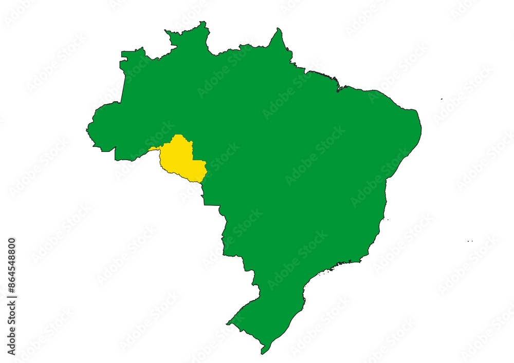Rondônia state location within Brazil Rondônia state location within Brazil