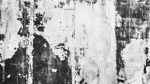 Wallpaper Mural Urban Distressed Background with Black and White Grunge Texture Torontodigital.ca