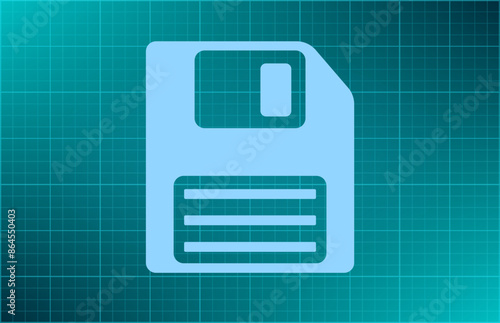 Vector illustration blue background