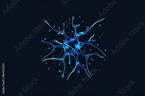 A logotype that looks like a network of neurons