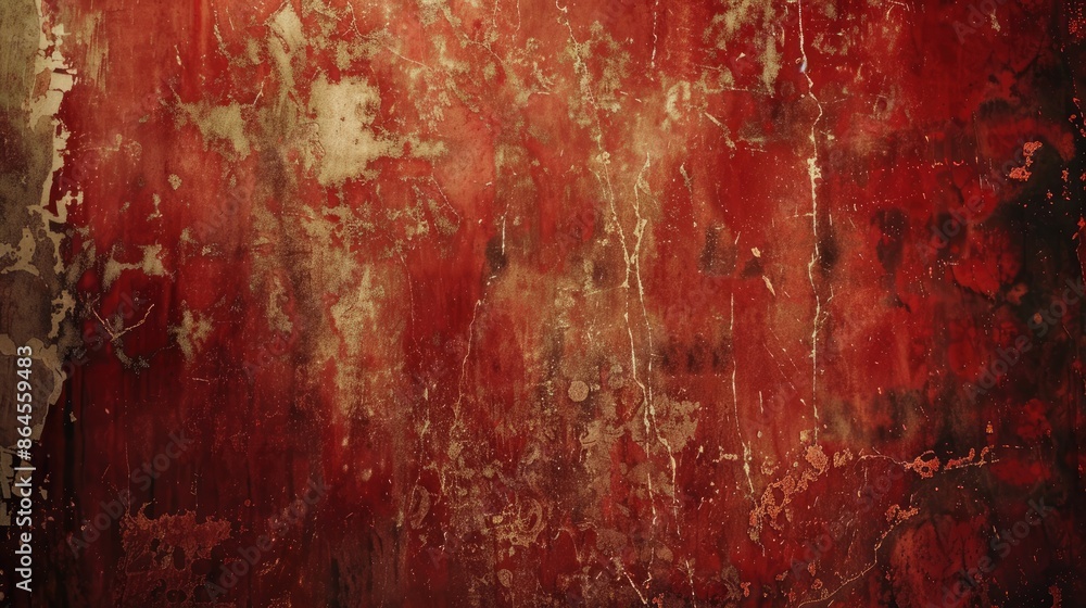 Textured grunge red concrete wall background Textured grunge red concrete wall background