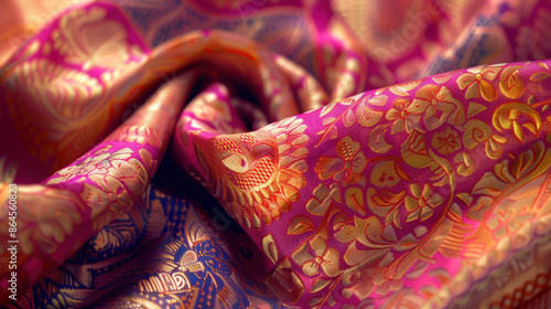 Indian Textiles Cotton textiles from India , pattern background © garpinina