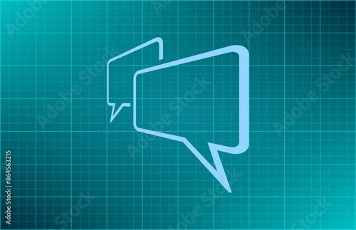 Vector illustration blue background