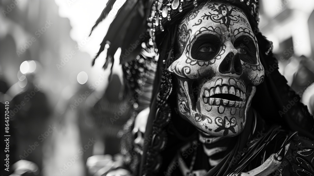 Naklejka premium Mexican Festival of the Dead