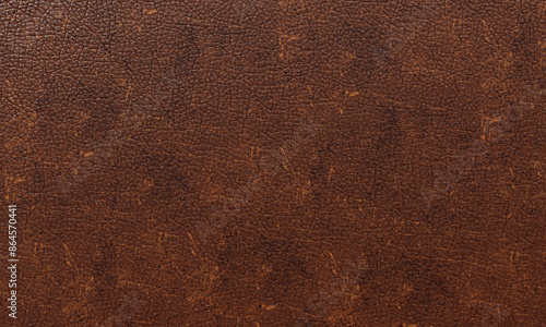 Brown leather fabric texture background. textile material, design interior, decor. 