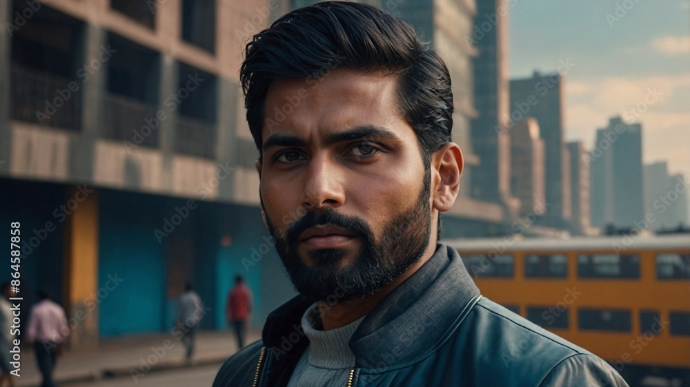 Obraz premium portrait of Indian man