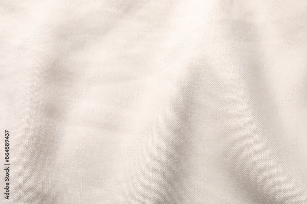 Texture of beige fabric as background, top view Texture of beige fabric as background, top view