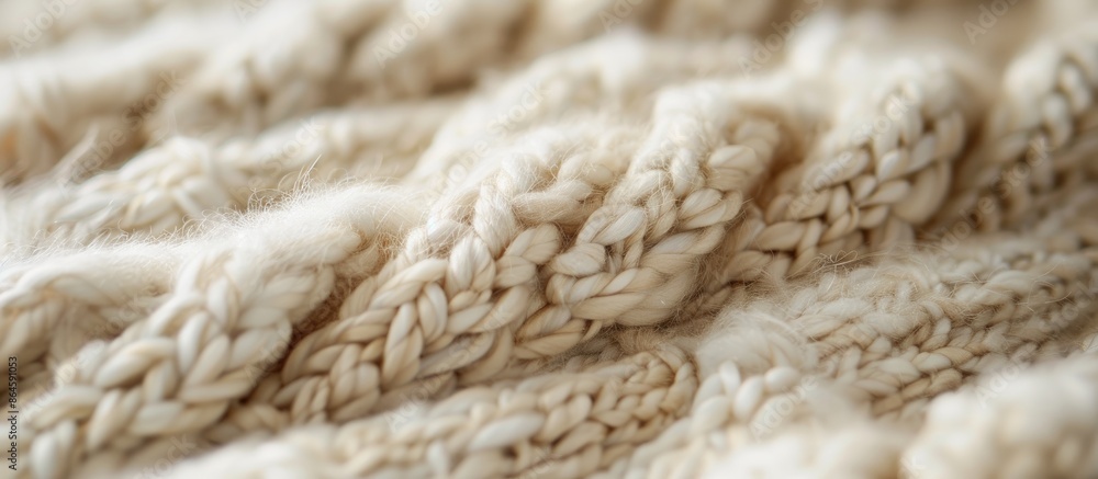 Soft wool texture pattern in a side view close-up shot with selective focus, providing ample copy space for an image. Soft wool texture pattern in a side view close-up shot with selective focus, providing ample copy space for an image.