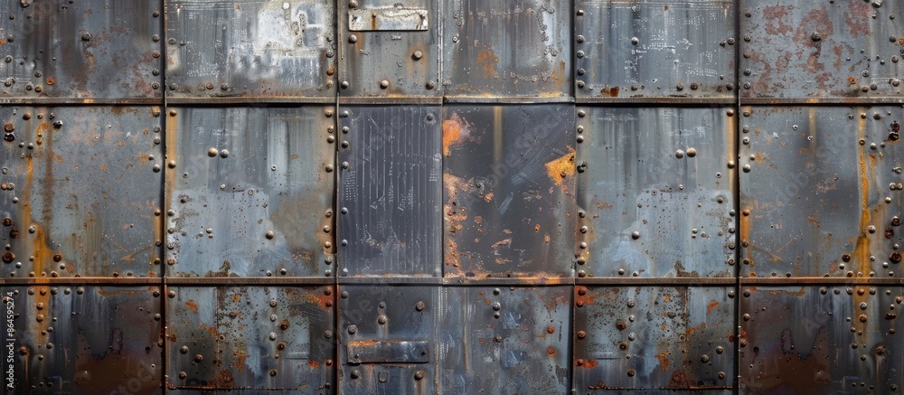 Industrial grey iron sheet backdrop with empty copy space image. Industrial grey iron sheet backdrop with empty copy space image.