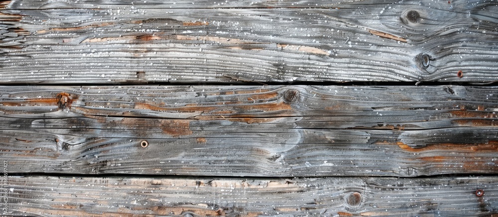 An aged board with a weathered wood texture makes for a natural, colored background with copy space image for walls or floors. An aged board with a weathered wood texture makes for a natural, colored background with copy space image for walls or floors.