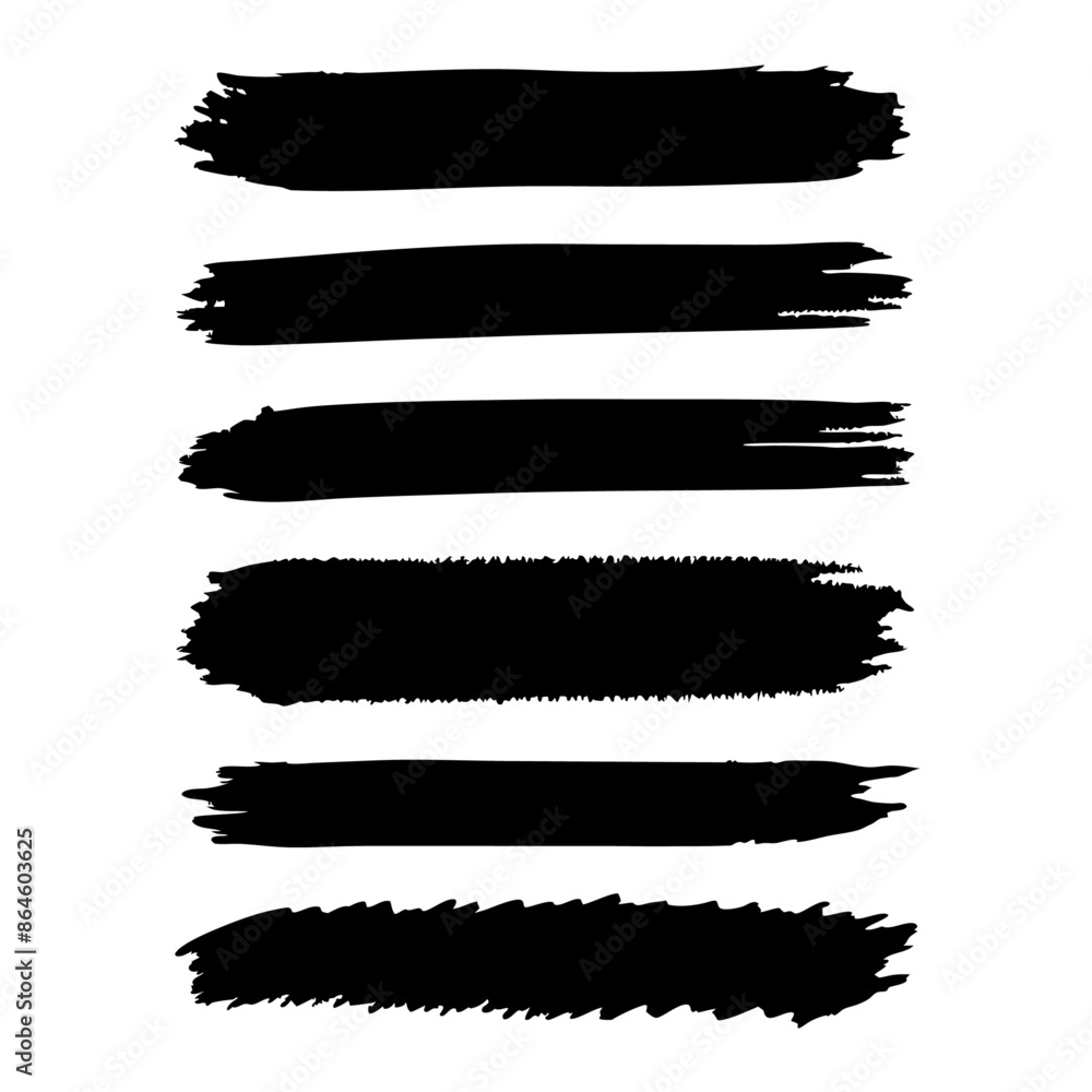 Vector collection of grunge brush strokes (26) Vector collection of grunge brush strokes (26)