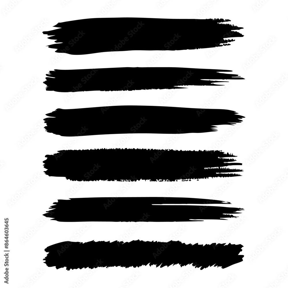 Vector collection of grunge brush strokes (27) Vector collection of grunge brush strokes (27)