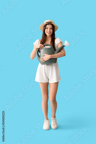 Beautiful young happy femal...