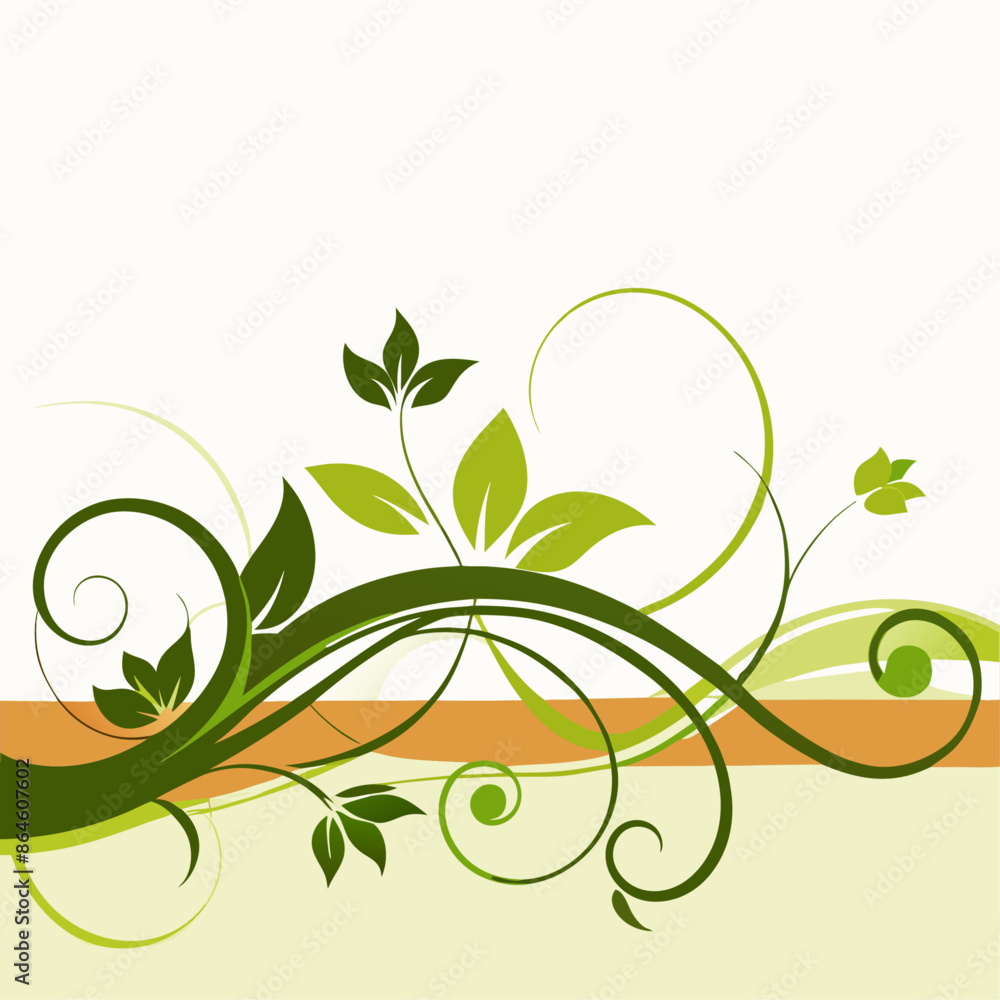Vector floral background design (53) Vector floral background design (53)