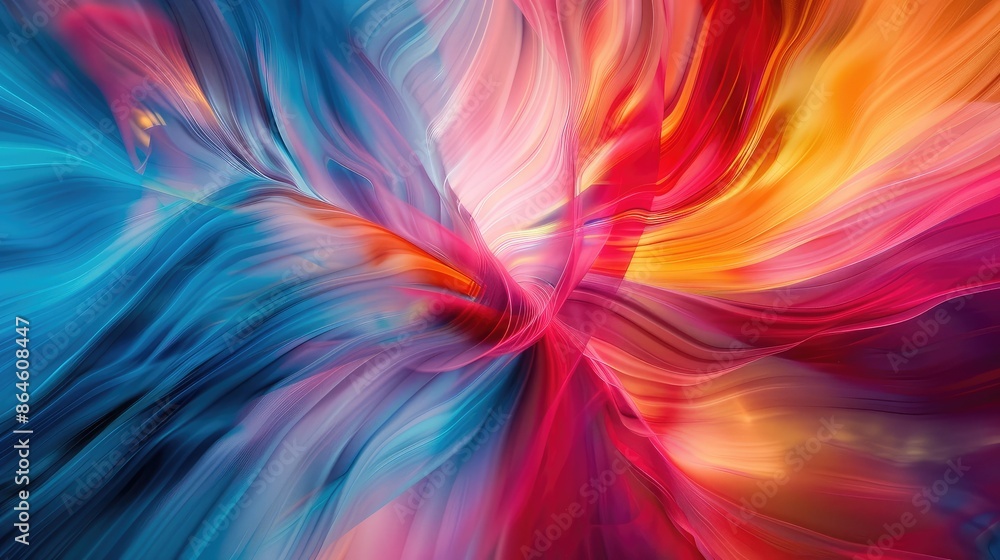 Dynamic abstract background with motion blur and vivid, swirling colors Dynamic abstract background with motion blur and vivid, swirling colors