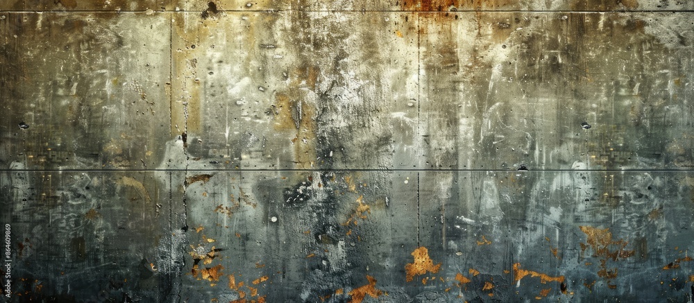 Obraz premium A textured grunge wall with empty copy space image.
