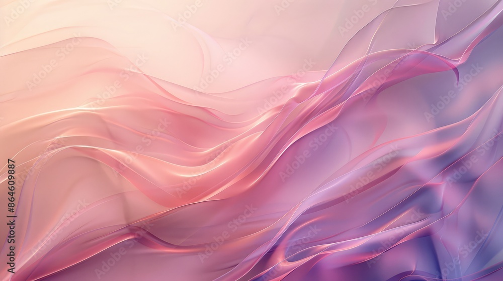 Fototapeta premium Soft gradients and light textures creating a calming and serene abstract background