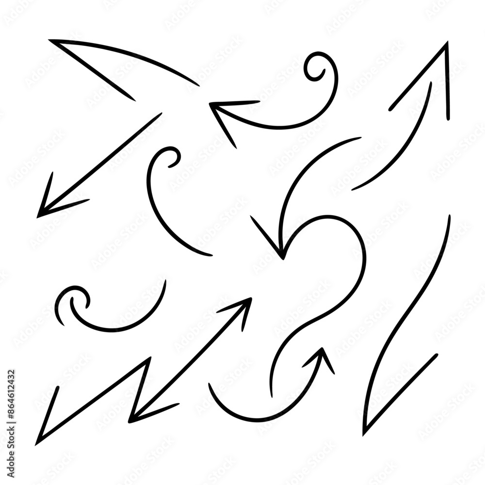 Vector hand drawn arrows collection set simple flat arrows isolated on white background arrow mark icons (13) Vector hand drawn arrows collection set simple flat arrows isolated on white background arrow mark icons (13)