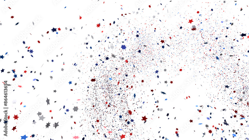 confetti - USA banner mockup with confetti confetti in American national colors. USA Presidents Day, American Labor day, Memorial Day, US election concept. confetti - USA banner mockup with confetti confetti in American national colors. USA Presidents Day, American Labor day, Memorial Day, US election concept.
