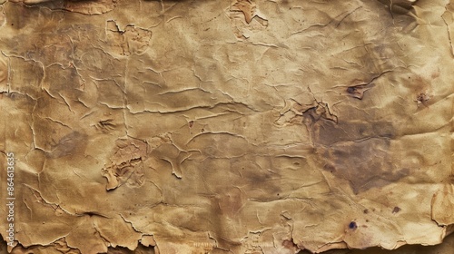 Antique Sheepskin Parchment Paper Texture from the 17th Century with design space photo