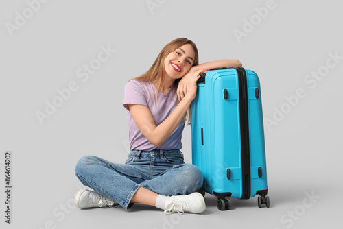 Beautiful young woman with ...