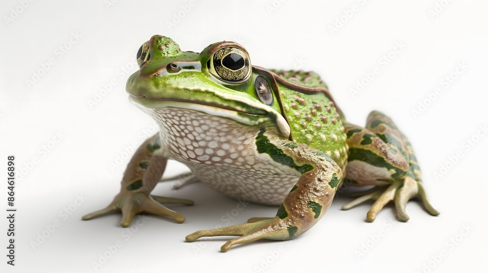 2. Generate a high-resolution image of a frog in a natural pose, highlighting its distinct markings and textures, without any text or logos, perfect for a seamless integration onto a white background. 2. Generate a high-resolution image of a frog in a natural pose, highlighting its distinct markings and textures, without any text or logos, perfect for a seamless integration onto a white background.