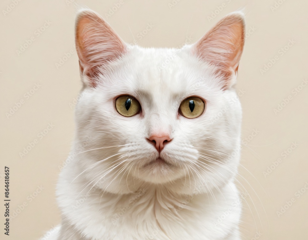 Fototapeta premium cat portrait photo studio animal pet