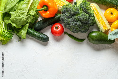 Fresh organic vegetable ass...