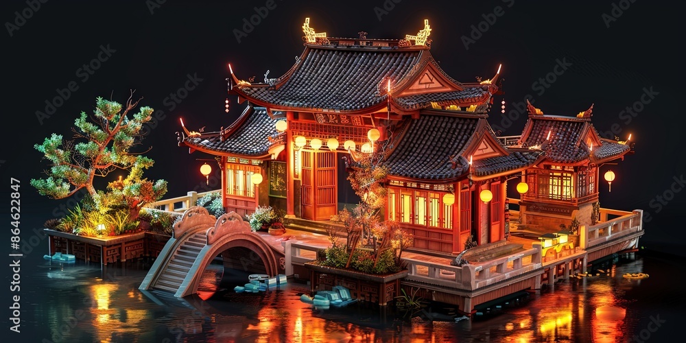 Chinese style architecture Chinese style architecture