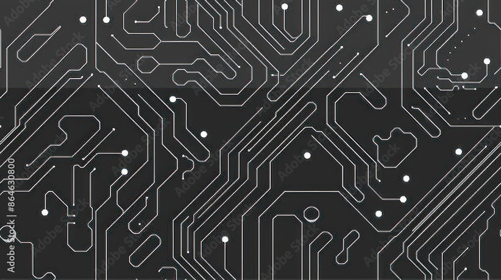 Abstract Circuitry Pattern Abstract Circuitry Pattern