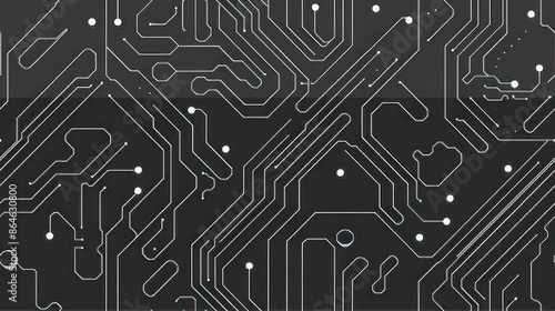 Abstract Circuitry Pattern