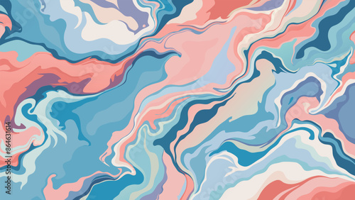 abstract pattern with waves, colorful background, illustrator