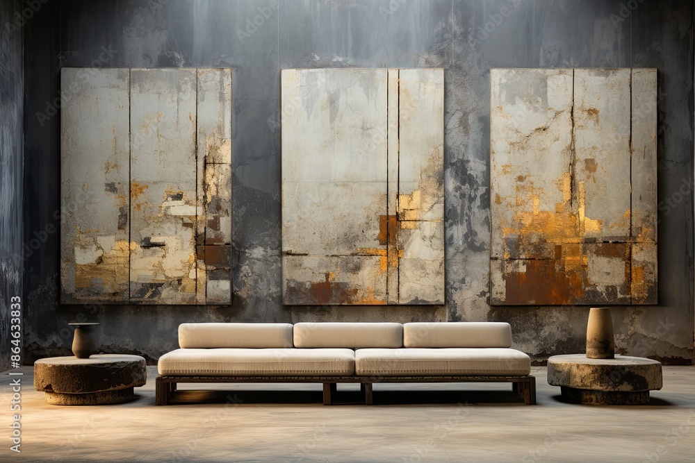Gilded Abandonment: Concrete Canvases in Rustic Splendor Gilded Abandonment: Concrete Canvases in Rustic Splendor