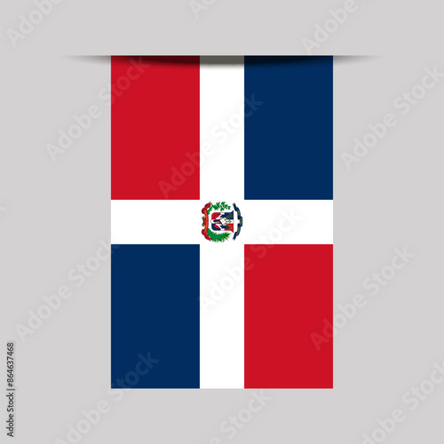 Free Download Dominican Republic Banner Flag Vector Illustration - GFXLoad