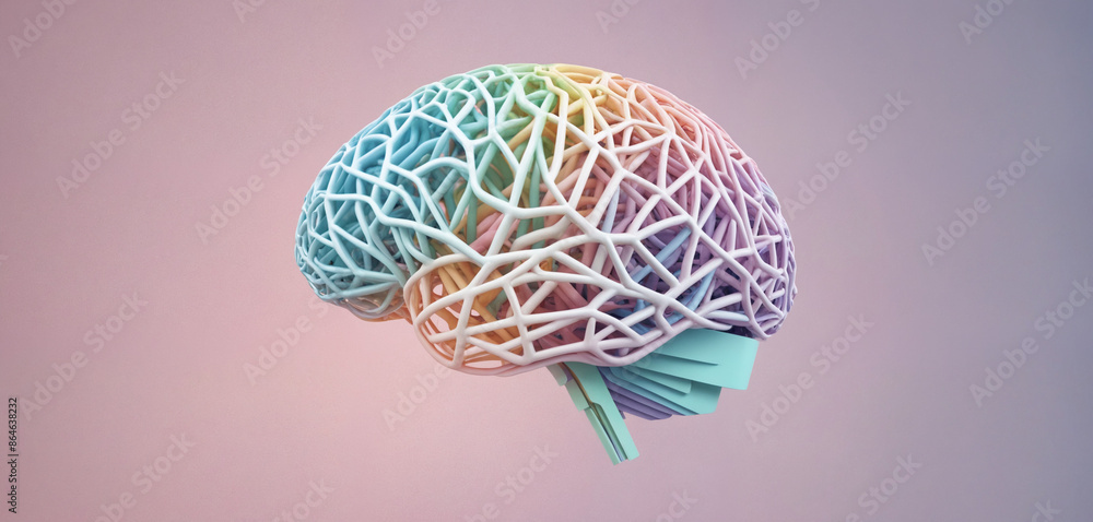 Learning and intelligence concept art Learning and intelligence concept art