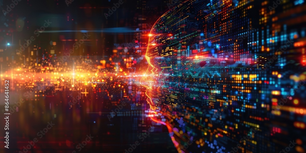 Naklejka premium fractal realms