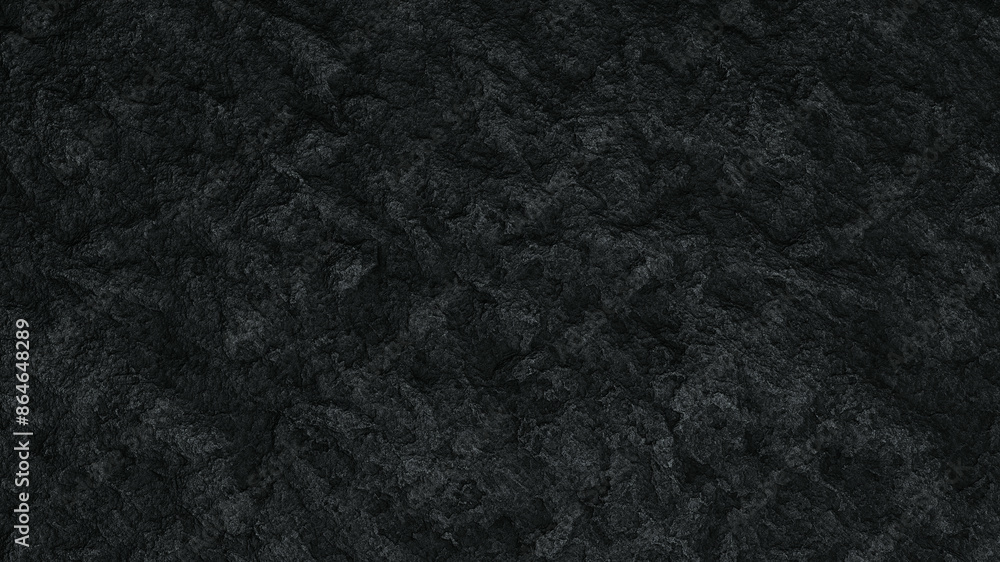Fototapeta premium Black stone surface and background.3d, rendering, illustration,