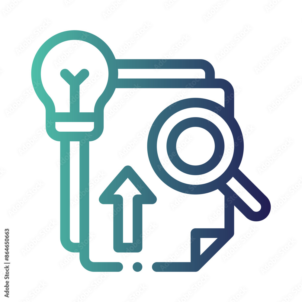 research gradient icon research gradient icon