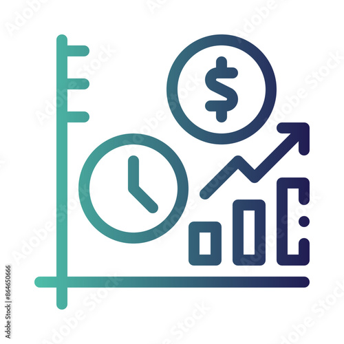 forecasting gradient icon
