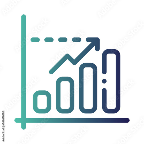 sales amount gradient icon