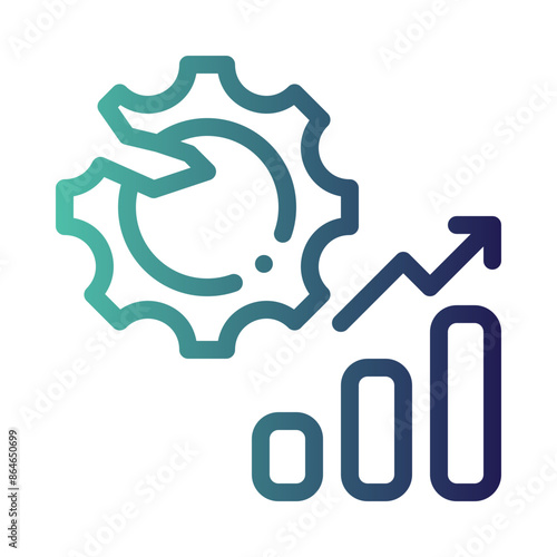 disruption gradient icon