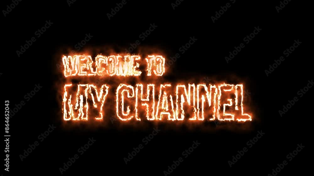 Welcome to my channel animation opening video, 4K Footage video. Welcome to my channel animation opening video, 4K Footage video.