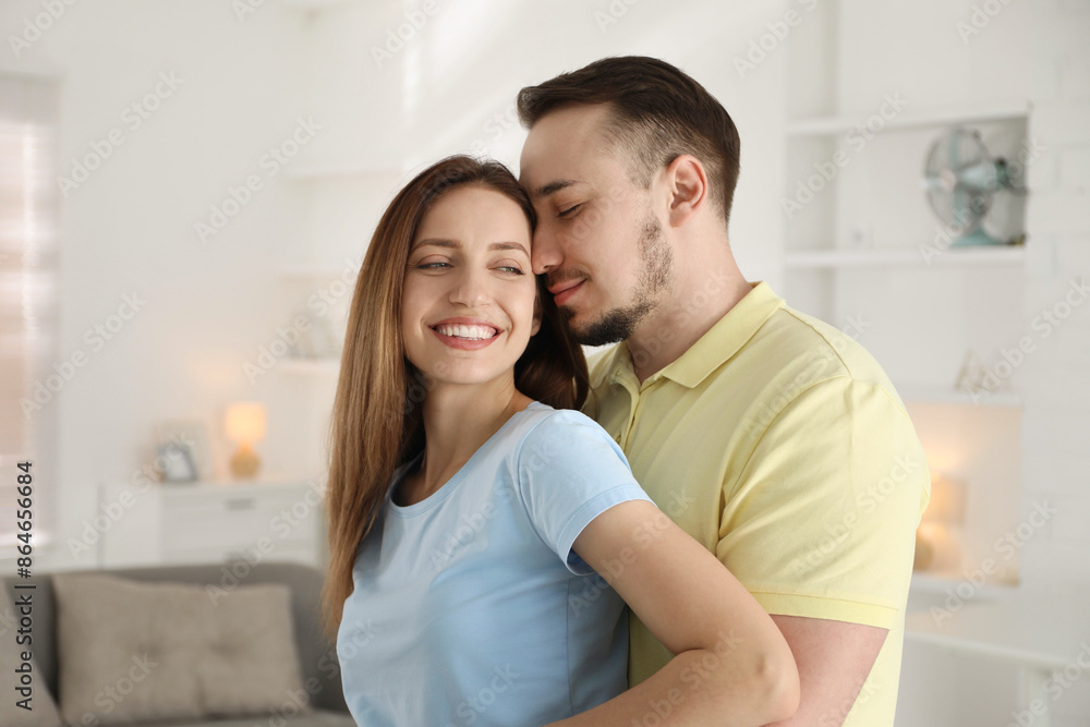 Happy couple enjoying each other at home Happy couple enjoying each other at home