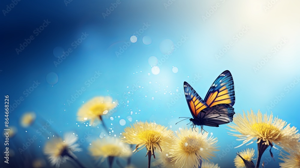 Beautiful spring meadow background Beautiful spring meadow background