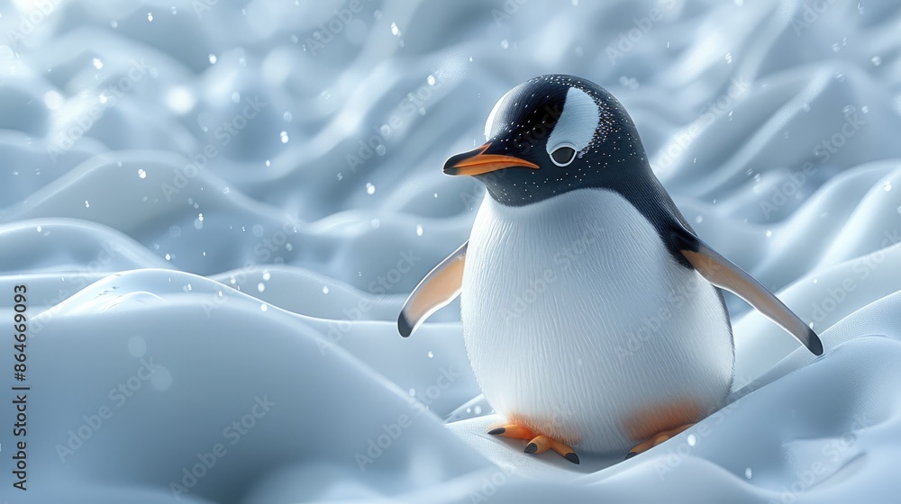 A Penguin's Winter Wonderland A Penguin's Winter Wonderland