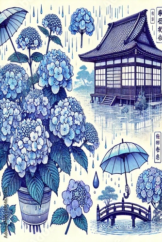 梅雨の時期に関するイラストまとめ photo