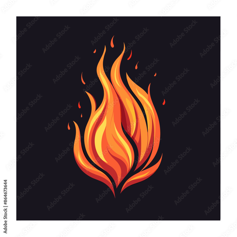 a fire design with a picture of a flame that says quot fire quot a fire design with a picture of a flame that says quot fire quot