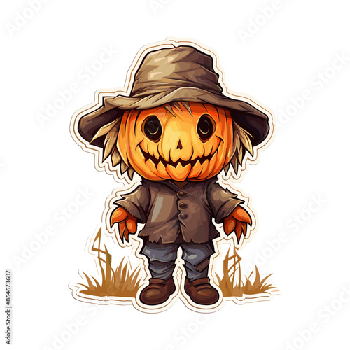 a scarecrow with a scarecrow on it