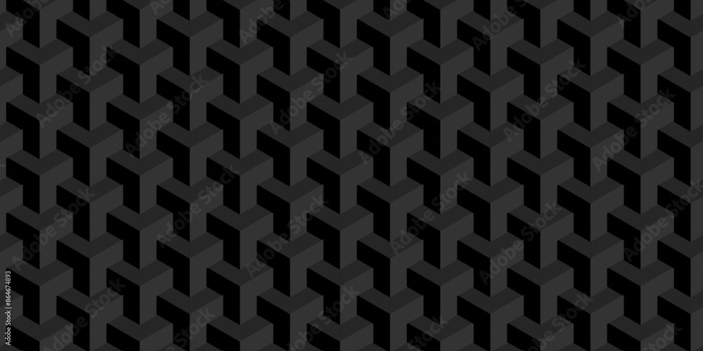 Vector of cube geometric pattern grid backdrop triangle background. Abstract cube geometric tile and mosaic wall or grid backdrop hexagon technology. black or gray geometric block cube structure. Vector of cube geometric pattern grid backdrop triangle background. Abstract cube geometric tile and mosaic wall or grid backdrop hexagon technology. black or gray geometric block cube structure.